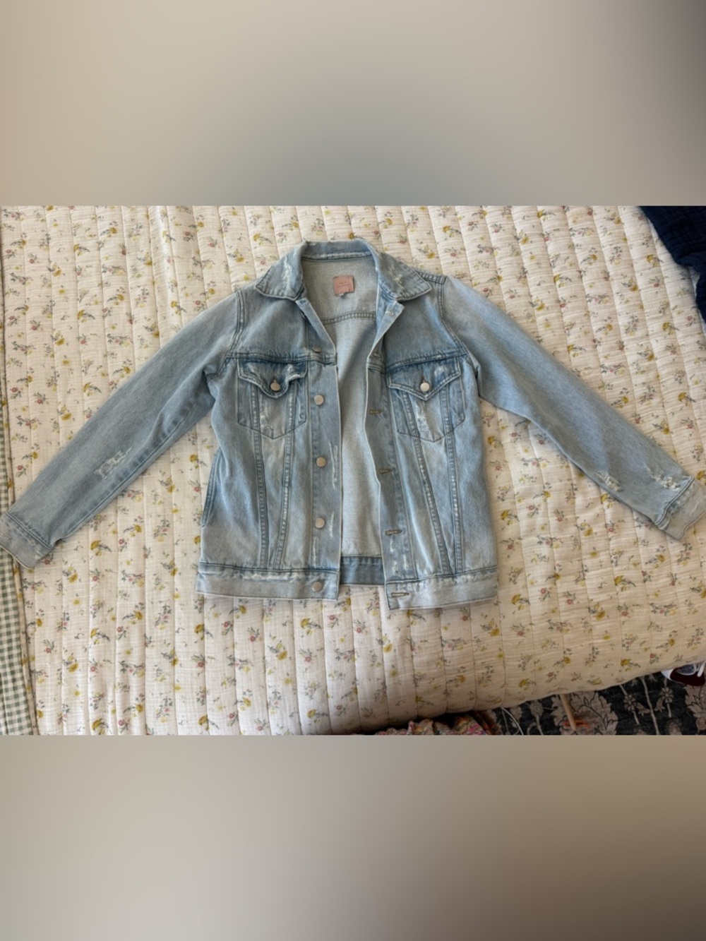 Distressed Denim Jacket